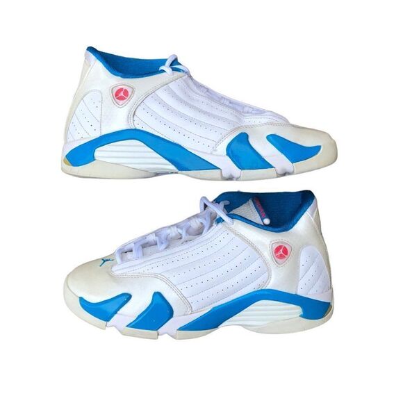 RARE 2011 Air Jordan 14 Retro Neptune Blue Size 6 - Picture 3 of 15